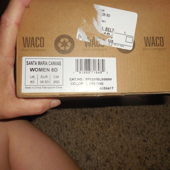 Spenco Santa Maria Canvas Slip On Shoes 8D 8 Wide - Picture 3 of 3